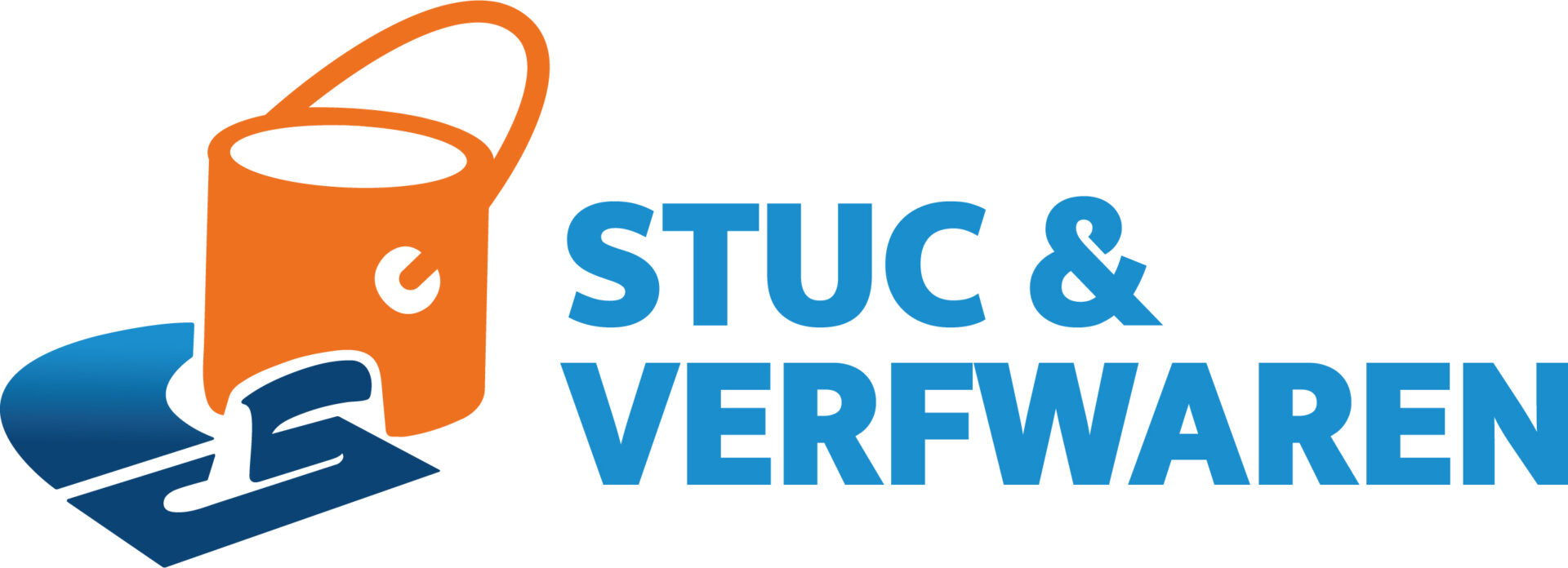 logo stuc & verfwaren lichte achtergrond